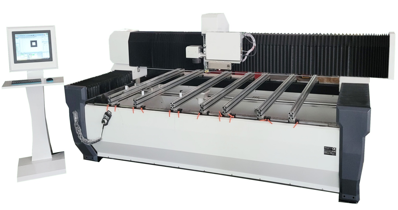 激光玻璃打砂打孔一体机